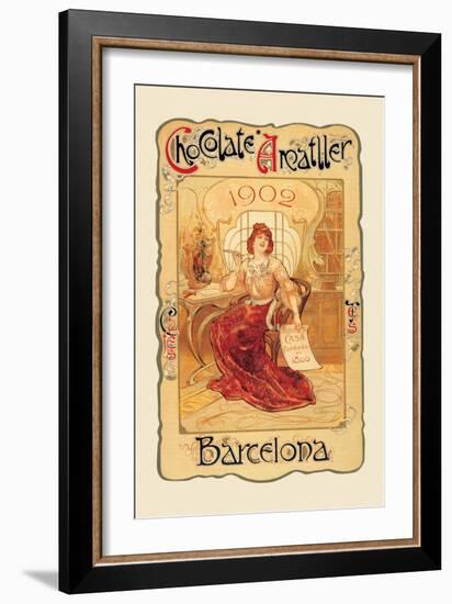 Chocolate Amatller: Barcelona, 1902-null-Framed Art Print