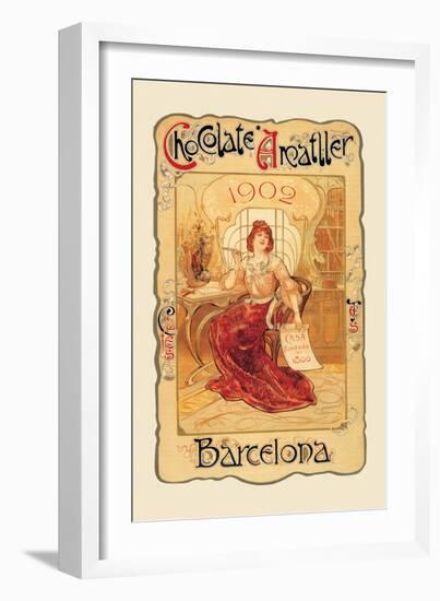 Chocolate Amatller: Barcelona, 1902-null-Framed Art Print