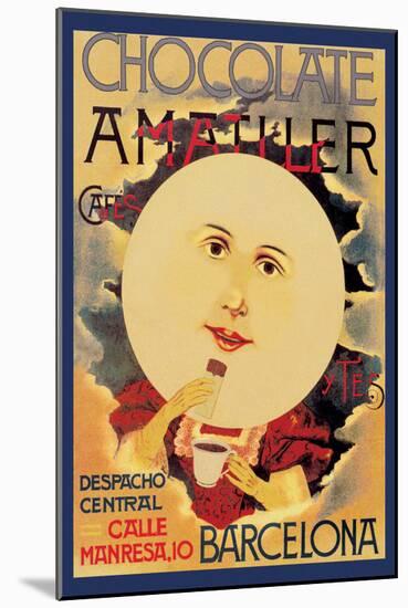 Chocolate Amatller: Barcelona-null-Mounted Art Print