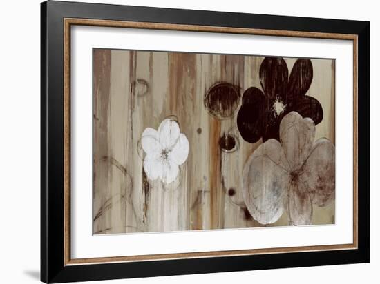 Chocolate and Silver-Sloane Addison  -Framed Art Print