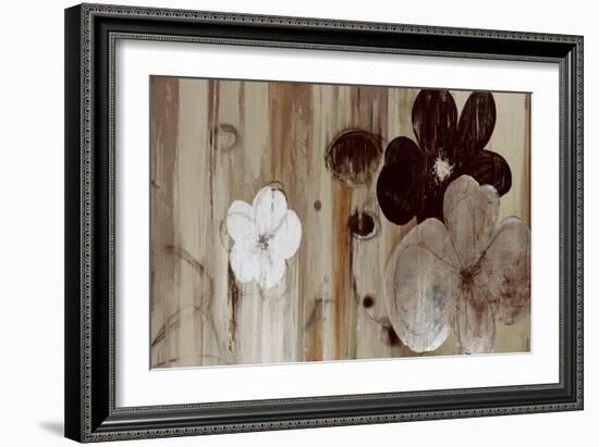 Chocolate and Silver-Sloane Addison  -Framed Art Print