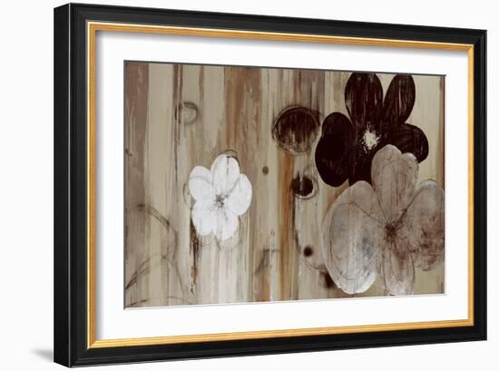 Chocolate and Silver-Sloane Addison  -Framed Art Print