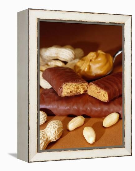 Chocolate Bar with Peanuts-Chris Rogers-Framed Premier Image Canvas