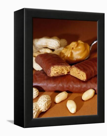 Chocolate Bar with Peanuts-Chris Rogers-Framed Premier Image Canvas