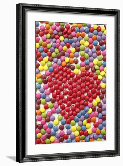 Chocolate Beans, Heart Shape-Nikky-Framed Photographic Print