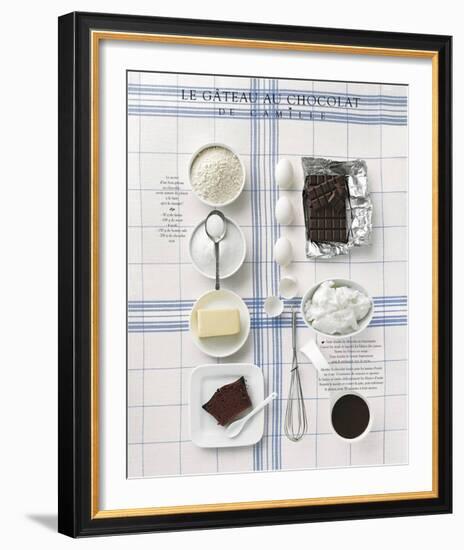 Chocolate Cake-Soulayrol & Chauvin-Framed Art Print