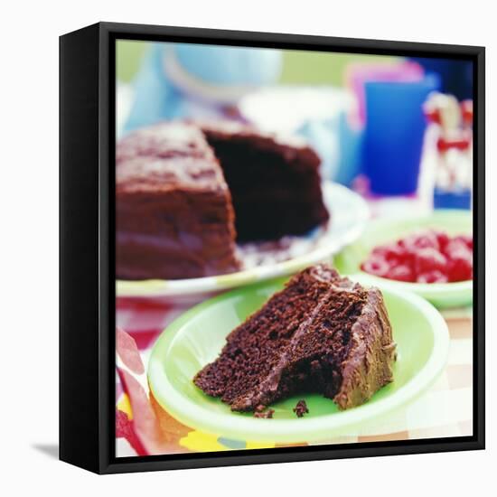 Chocolate Cake-David Munns-Framed Premier Image Canvas