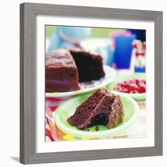 Chocolate Cake-David Munns-Framed Premium Photographic Print
