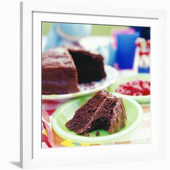 Chocolate Cake-David Munns-Framed Photographic Print