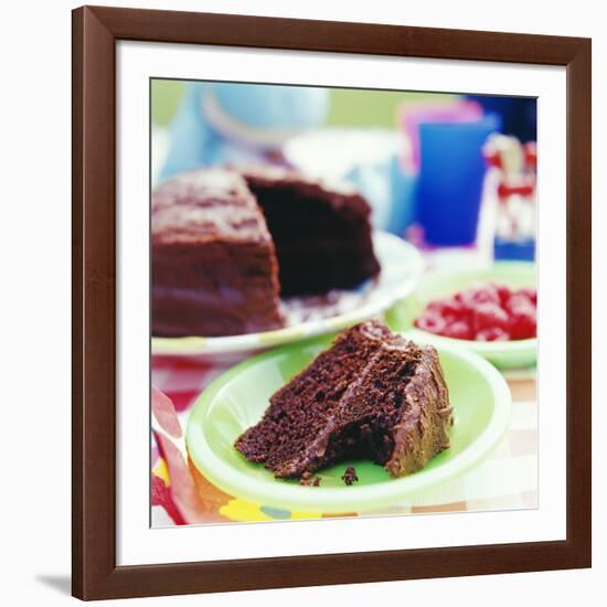 Chocolate Cake-David Munns-Framed Photographic Print
