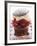 Chocolate Cherry Muffin with Whipped Cream and Lid-null-Framed Photographic Print