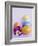 Chocolate Eggs in Foil, with Pansy-null-Framed Photographic Print