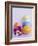 Chocolate Eggs in Foil, with Pansy-null-Framed Photographic Print