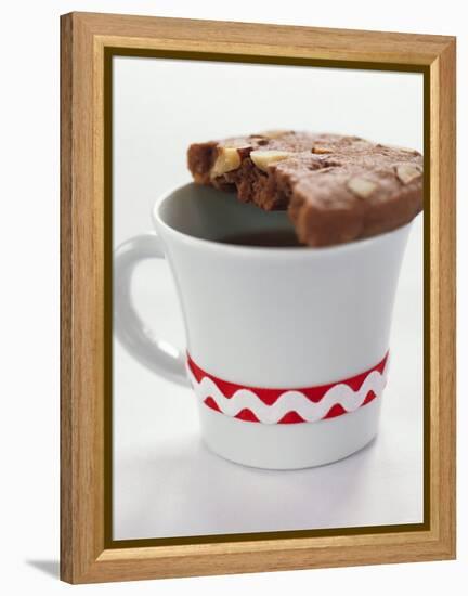 Chocolate Hazelnut Cookie on a Cup-Alena Hrbkova-Framed Premier Image Canvas