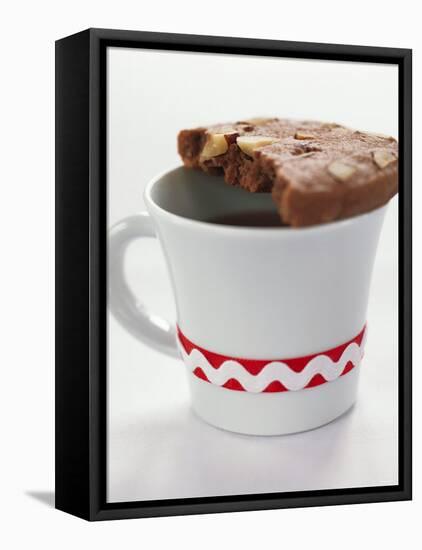 Chocolate Hazelnut Cookie on a Cup-Alena Hrbkova-Framed Premier Image Canvas