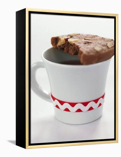Chocolate Hazelnut Cookie on a Cup-Alena Hrbkova-Framed Premier Image Canvas