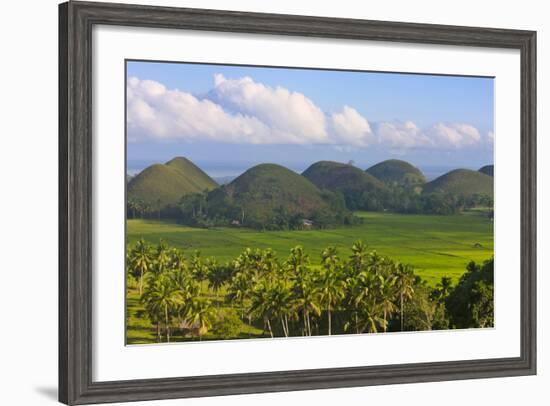 Chocolate Hills, Bohol Island, Philippines-Keren Su-Framed Photographic Print