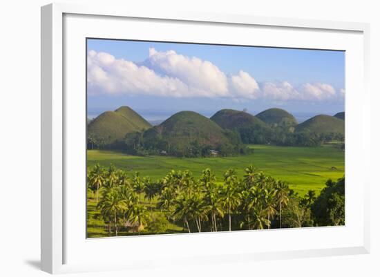 Chocolate Hills, Bohol Island, Philippines-Keren Su-Framed Photographic Print