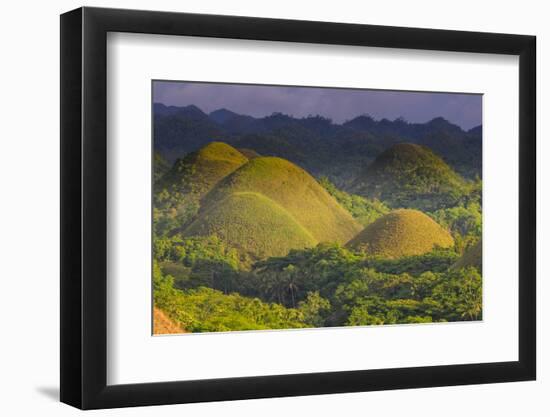 Chocolate Hills, Bohol, Philippines-Michael Runkel-Framed Photographic Print