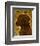 Chocolate Lab (NEW)-John W^ Golden-Framed Art Print