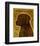 Chocolate Lab (NEW)-John W^ Golden-Framed Art Print