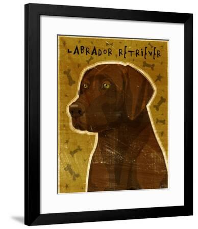 Chocolate Lab New Art Print By John W Golden Art Com