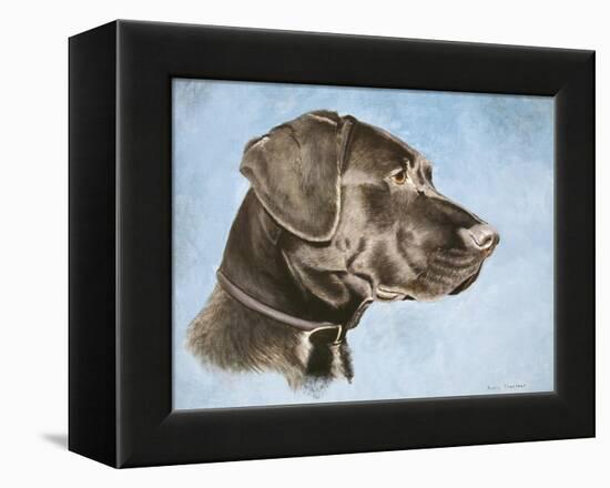 Chocolate Lab-Rusty Frentner-Framed Premier Image Canvas