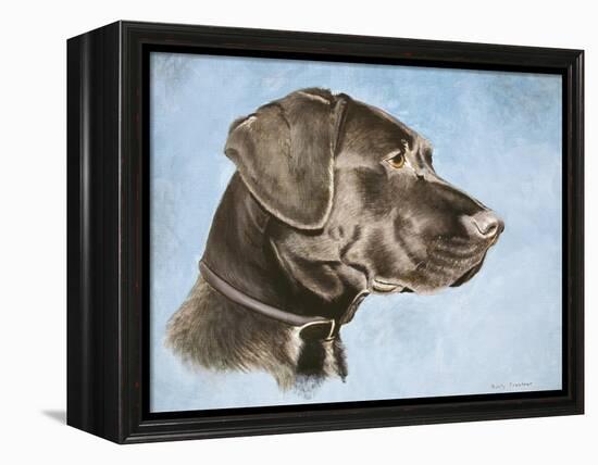 Chocolate Lab-Rusty Frentner-Framed Premier Image Canvas