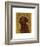 Chocolate Labradoodle-John W^ Golden-Framed Art Print