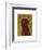 Chocolate Labradoodle-John W^ Golden-Framed Art Print