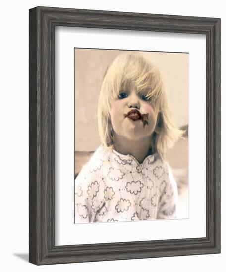 Chocolate Lips-Betsy Cameron-Framed Art Print