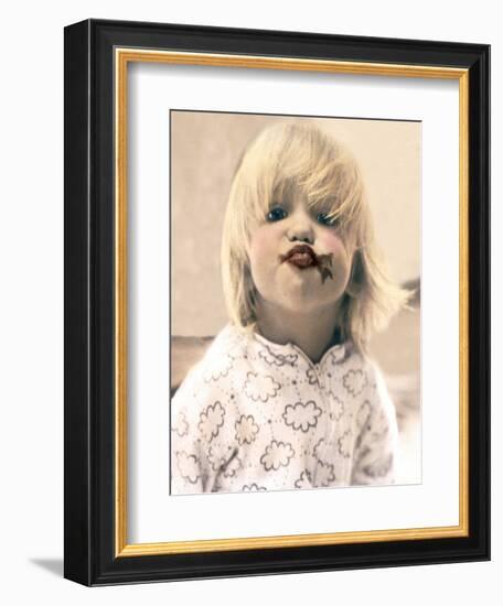 Chocolate Lips-Betsy Cameron-Framed Art Print