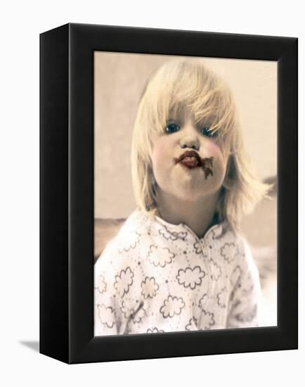 Chocolate Lips-Betsy Cameron-Framed Stretched Canvas