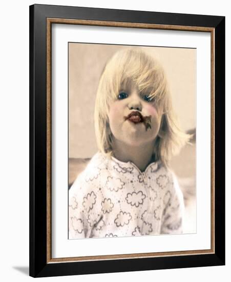 Chocolate Lips-Betsy Cameron-Framed Art Print