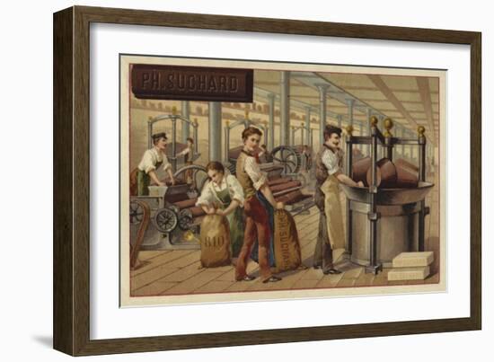 Chocolate Manufacturing-null-Framed Giclee Print