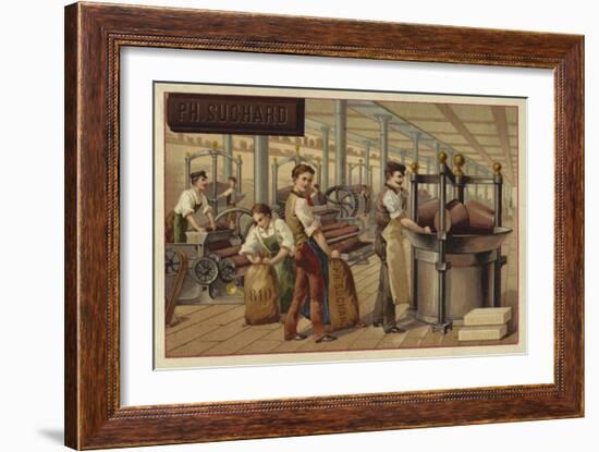 Chocolate Manufacturing-null-Framed Giclee Print