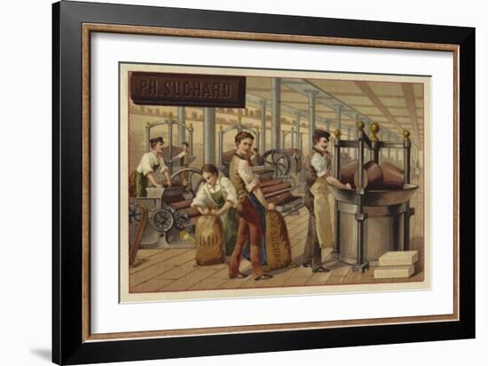 Chocolate Manufacturing-null-Framed Giclee Print