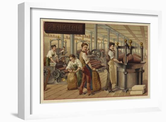 Chocolate Manufacturing-null-Framed Giclee Print