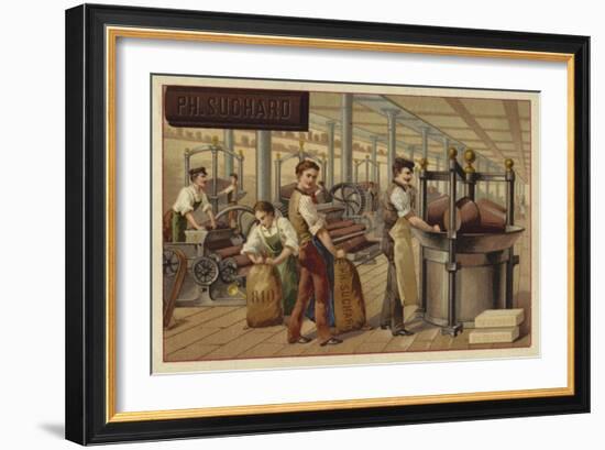 Chocolate Manufacturing-null-Framed Giclee Print