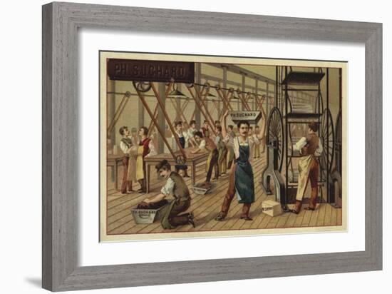 Chocolate Manufacturing-null-Framed Giclee Print