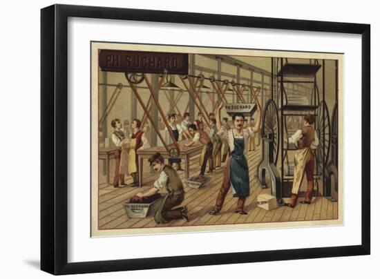 Chocolate Manufacturing-null-Framed Giclee Print