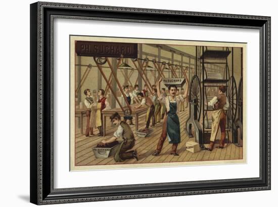 Chocolate Manufacturing-null-Framed Giclee Print