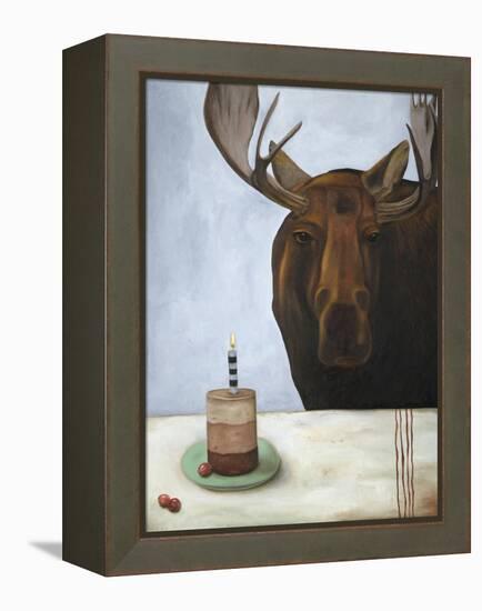 Chocolate Moose-Leah Saulnier-Framed Premier Image Canvas