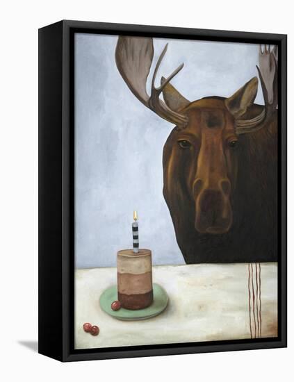 Chocolate Moose-Leah Saulnier-Framed Premier Image Canvas