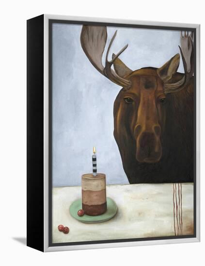 Chocolate Moose-Leah Saulnier-Framed Premier Image Canvas