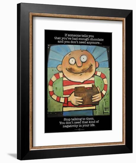 Chocolate Negativity-Tim Nyberg-Framed Premium Giclee Print