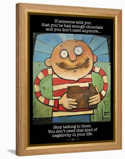 Chocolate Negativity-Tim Nyberg-Framed Premier Image Canvas