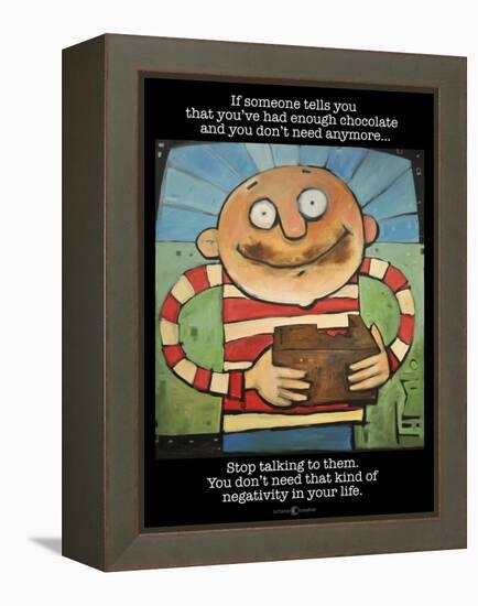 Chocolate Negativity-Tim Nyberg-Framed Premier Image Canvas