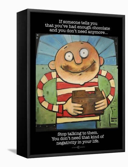 Chocolate Negativity-Tim Nyberg-Framed Premier Image Canvas