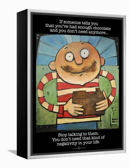 Chocolate Negativity-Tim Nyberg-Framed Premier Image Canvas